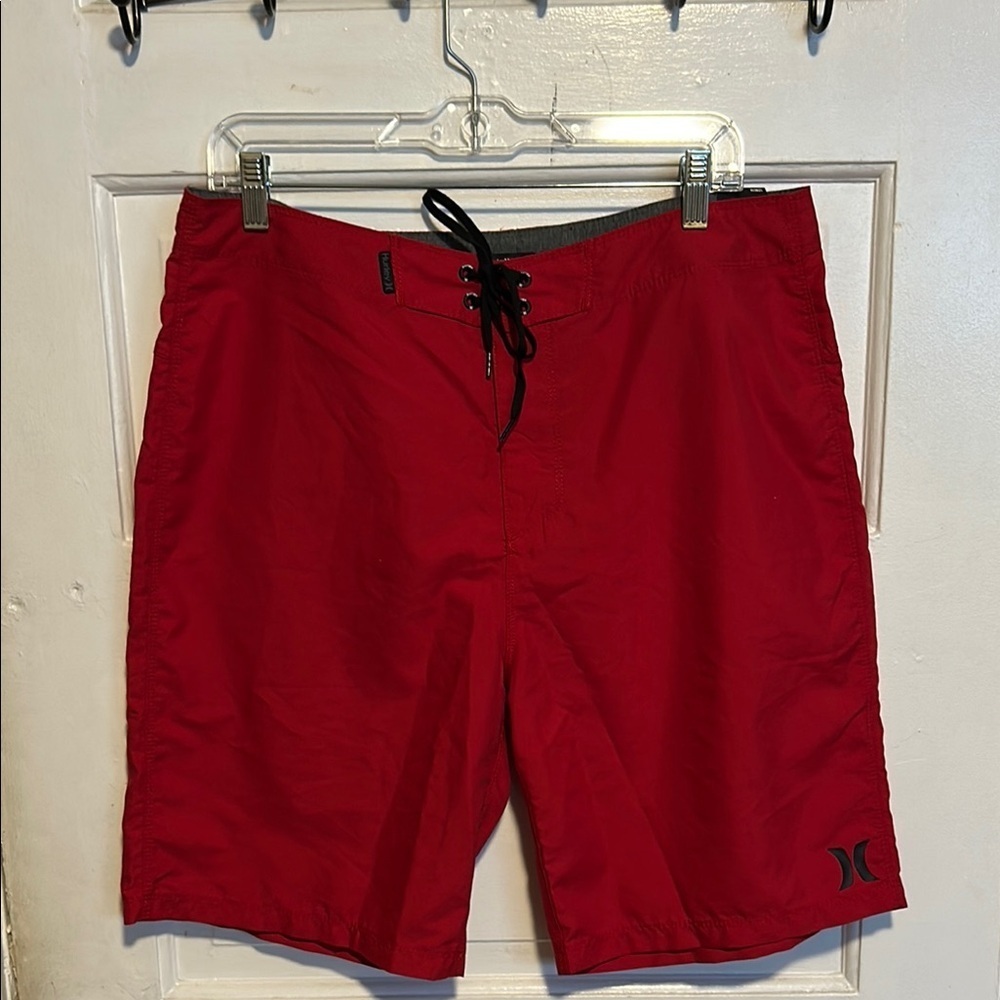 Hurley Men's Red Swim Shorts